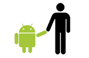 imagen da versao final do android chamado de bugdroid